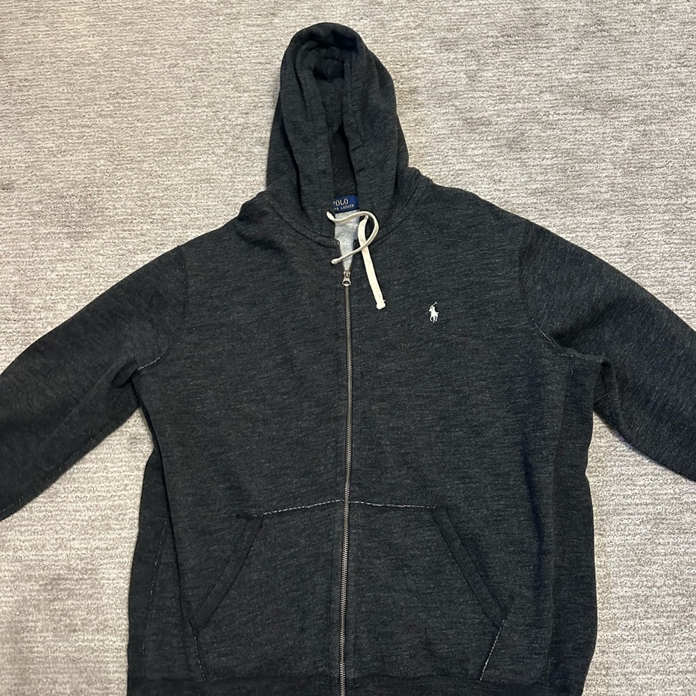 Polo by Ralph Lauren Black Zip Up Sweater